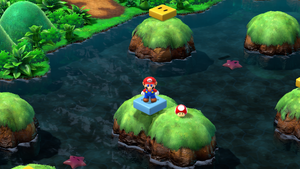 Mushroom found in the first scene of Rose Way of Super Mario RPG.