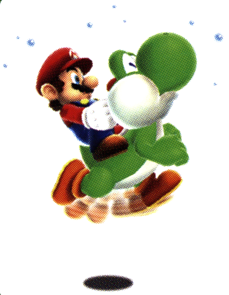 File:SMG2 Artwork Yoshi (Flutter Jump).png - Super Mario Wiki, the