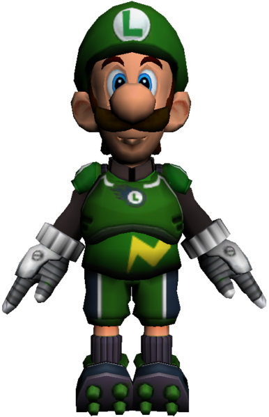 File:StrikersCharged Luigi Model.png