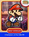 Mario as the "Great Gonzales" in Chapter 3