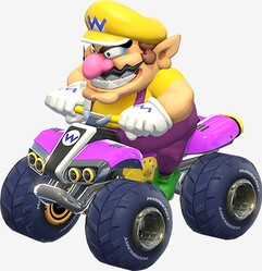 Wario from Mario Kart 8