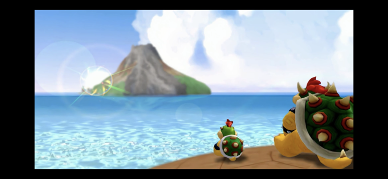 File:Bowser and Bowser Jr watches Isle Delfino HD.png