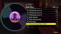 The disc for the song "Breaking Through (Heart of Gold)" in Donkey Kong Bananza