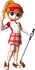 Artwork of Ella from Mario Golf: Advance Tour