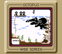 Classic version of Octopus from Game & Watch Gallery