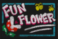 A Mario Kart 8 Fun Flower logo