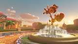 Another view of the statues in Wii Daisy Circuit