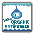 100% Organic Antifreeze badge