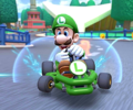 Thumbnail of the Luigi Cup challenge from the 2nd Anniversary Tour; a Time Trial bonus challenge set on Berlin Byways 2