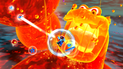 Thumbnail for "Melty Monster Galaxy" from Super Mario Galaxy 2 used for Nintendo Music.
