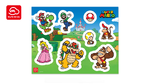 A sticker sheet featuring various Super Mario characters made as a My Nintendo reward
