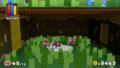 Mario is chased while underground.
