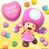 Valentine's Day E-card featuring Toadette