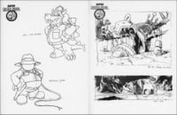 Animation model sheet of the The Super Mario Bros. Super Show!.