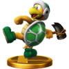Hammer Bro.'s trophy render from Super Smash Bros. for Wii U