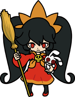 Artwork of Ashley from WarioWare: Get It Together!