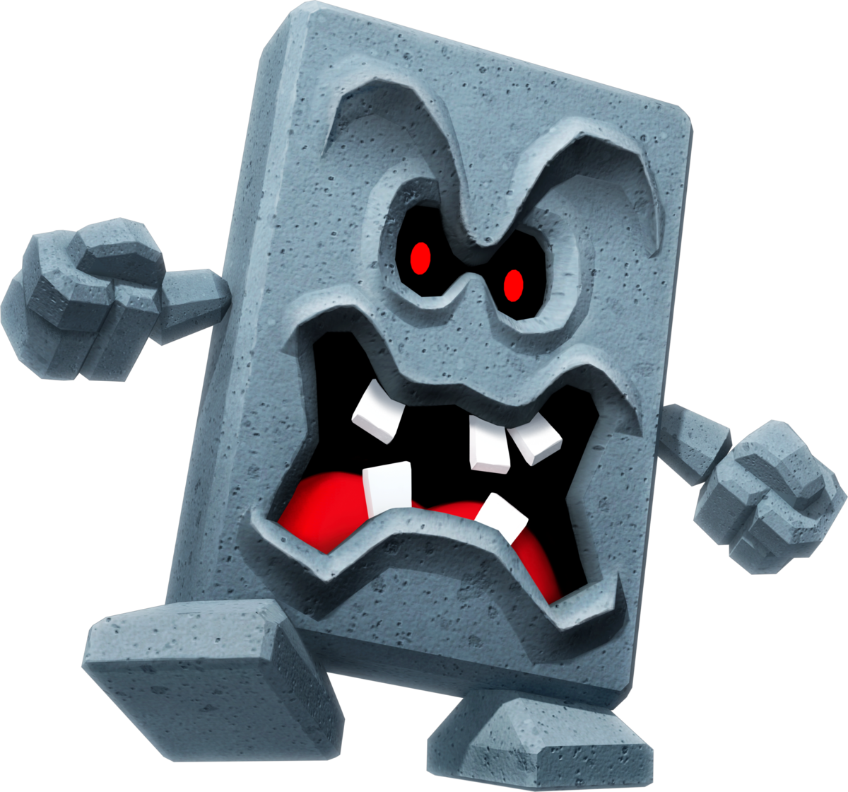 Mario angry blocks
