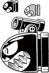 Side image of the Bullet Bill family