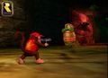 The original weapon Diddy Kong had before it got changed to the Peanut Popgun.