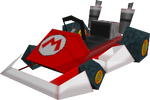 The model of the Standard MR from Mario Kart DS