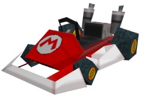 The model of the Standard MR from Mario Kart DS