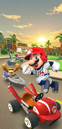 The 2021 Los Angeles Tour from Mario Kart Tour