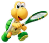 Artwork of Koopa Troopa from Mario Tennis Fever