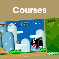 Cover image for the Courses playlist for Super Mario World on Nintendo Music.