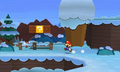 Mario in a snow-land.