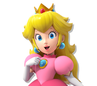 Artwork of Princess Peach, from Mario Portal