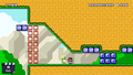An overworld Super Mario World level using ON/OFF Switches