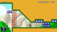 A Super Mario World ground level using ON/OFF Switches