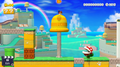 A Super Mario 3D World level using the overworld theme