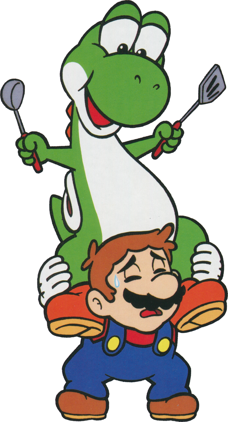 File Smwgpb4 Yoshi Riding Mario Png Super Mario Wiki The Mario