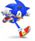 Artwork of Sonic the Hedgehog, from Super Smash Bros. for Nintendo 3DS / Wii U.