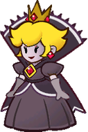 Shadow Queen idle pose from Paper Mario: The Thousand-Year Door