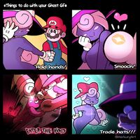 Short 4-panel fan-made comic of Vivian and Mario