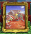 The painting that leads to the Sand Kingdom