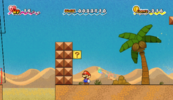 Twenty-sixth ? Block in Yold Desert of Super Paper Mario.