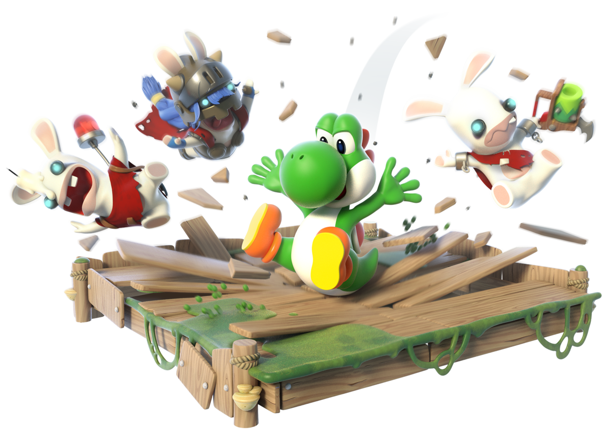 File:Yoshi n Rabbids.png - Super Mario Wiki, the Mario encyclopedia