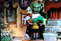 King Koopa gets a letter from a Beezo