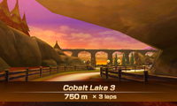 Cobalt Lake 3 overview from Mario Sports Superstars