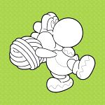 The icon for Colour in Yoshi from Nintendo Kids Club