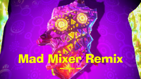 Title card for Mad Mixer Remix in Donkey Kong Bananza
