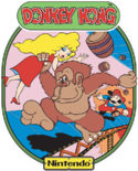 Donkey Kong - cabinet side art