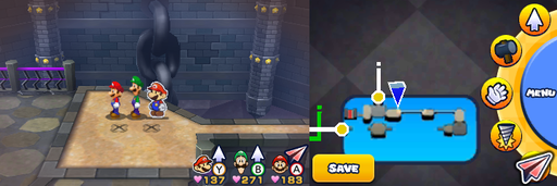 Location of the last 2 drill spots in Neo Bowser Castle. Also last drill spots in the game.