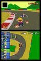 Wario racing on the course