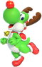 Yoshi (Reindeer) from Mario Kart Tour