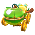 The Apple Kart, Green Apple Kart, and Poison Apple Kart in Mario Kart Tour
