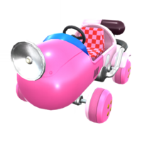 Pink Capsule Kart from Mario Kart Tour